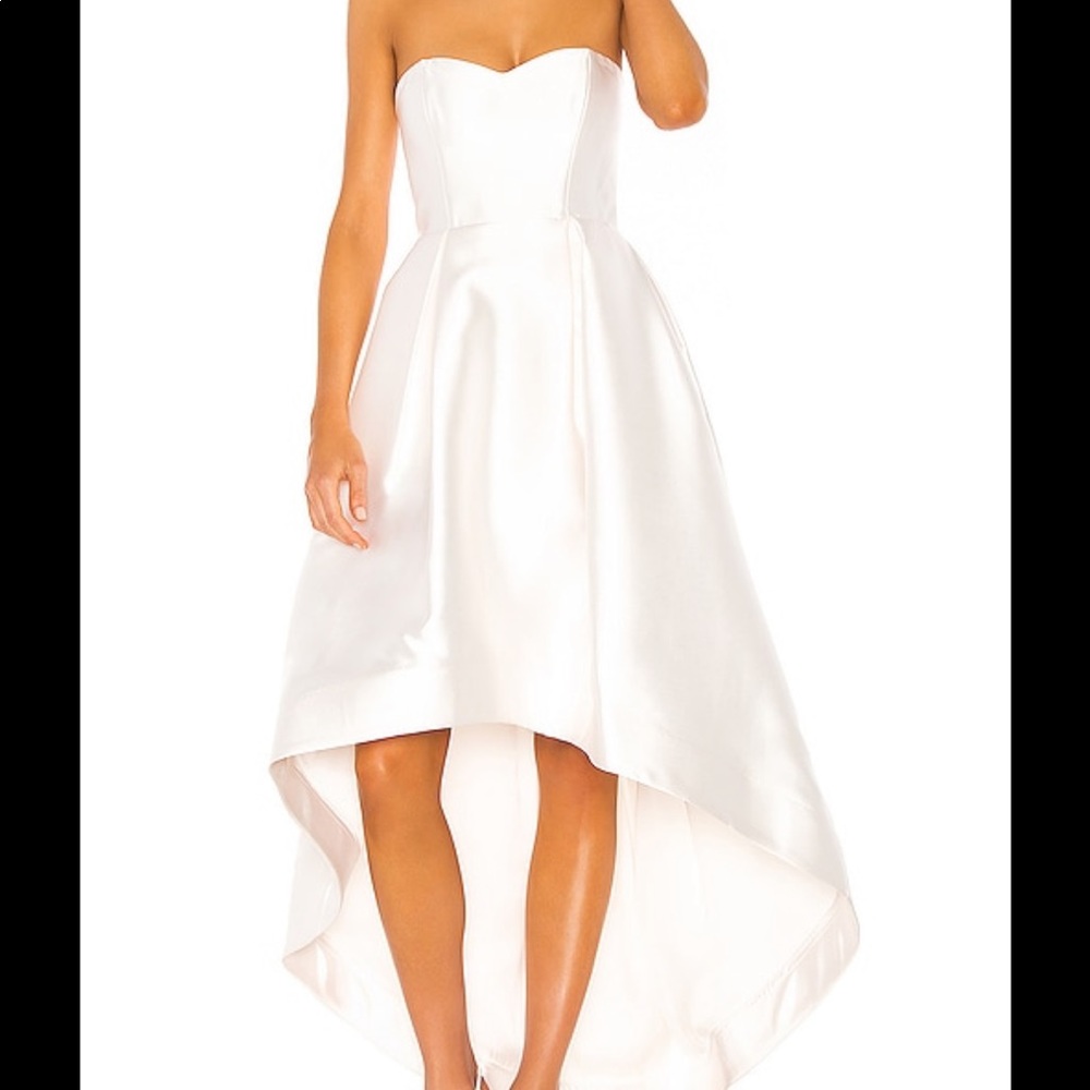 Parker Black Roxanne dress in ivory size 2